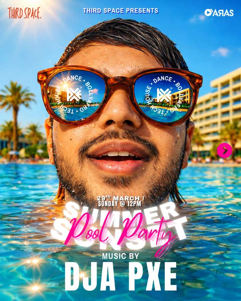 THIRD SPACE – Strangers Pool Party · Music poster
