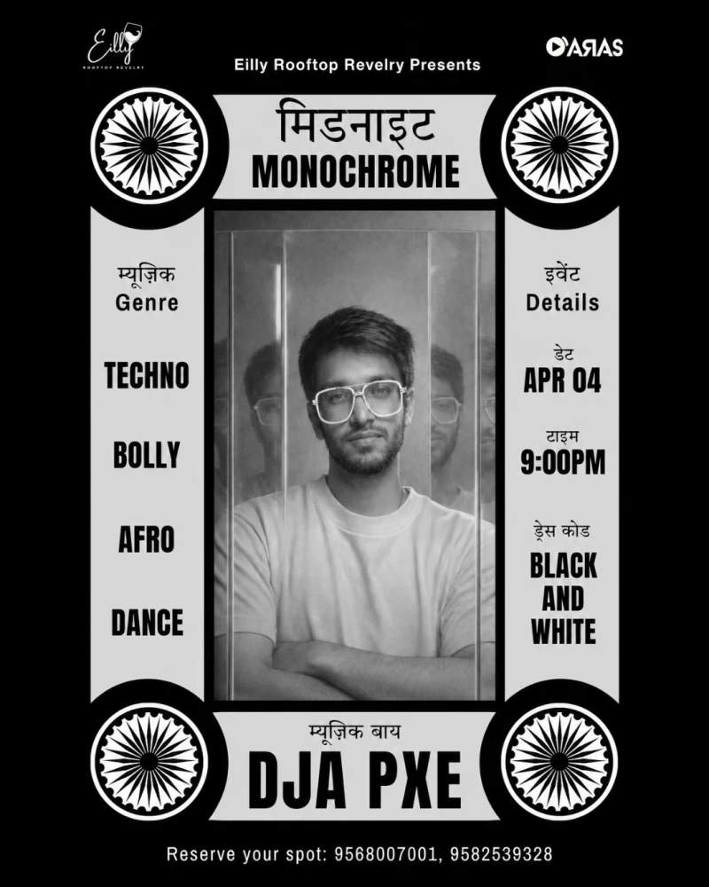 MIDNIGHT MONOCHROME · Music in Bareilly poster