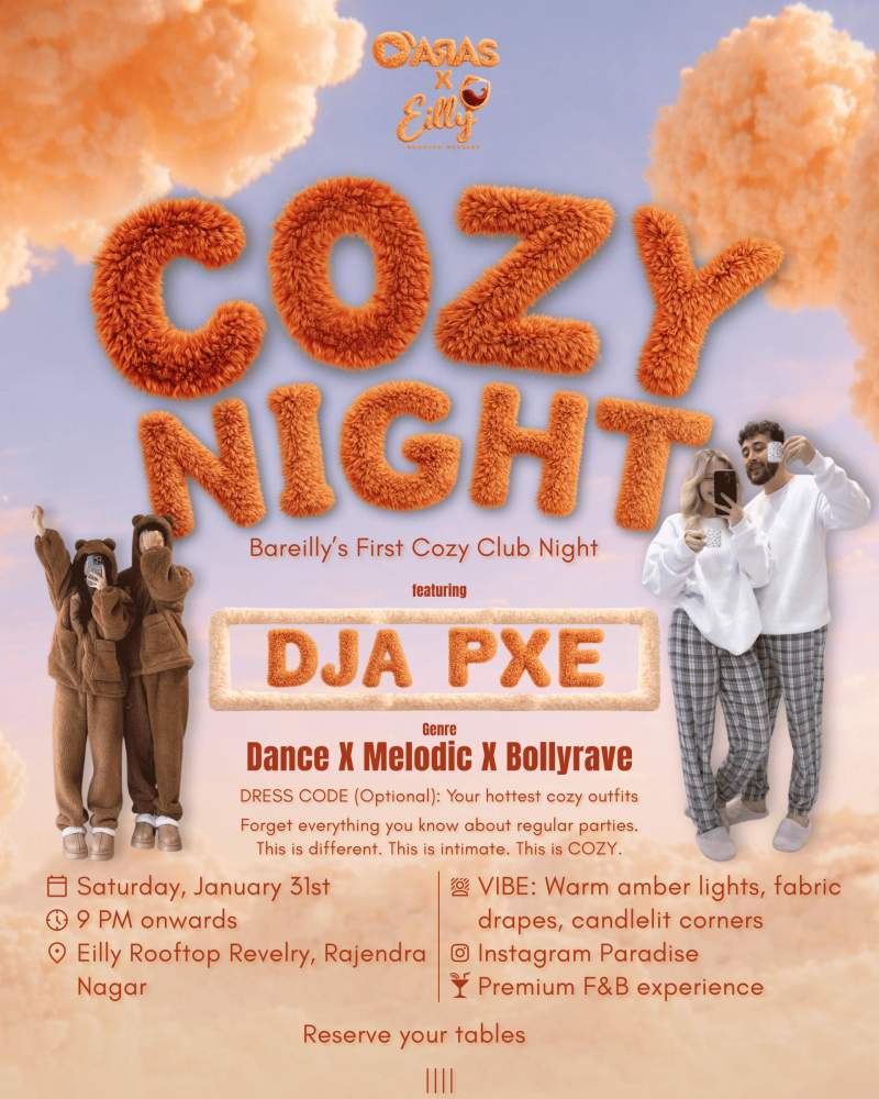 Cozy Night · Music in Bareilly poster